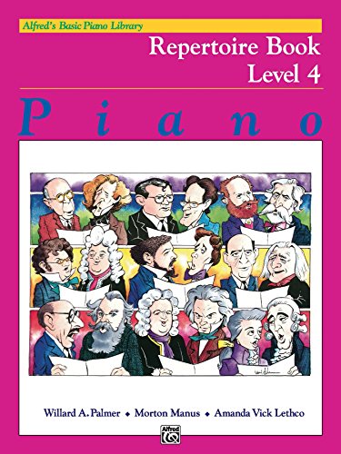 کاور کتاب Alfred's Basic Piano Library - Repertoire Book 4: Learn How to Play with This Esteemed Piano Method 2nd Edition, Kindle Edition