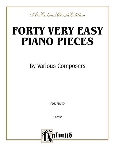 کاور کتاب Forty Easy Piano Pieces by Various Composers