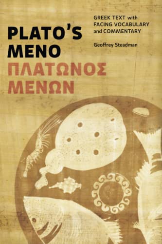 کاور کتاب Plato's Meno: Greek Text with Facing Vocabulary and Commentary Paperback – December 4, 2017