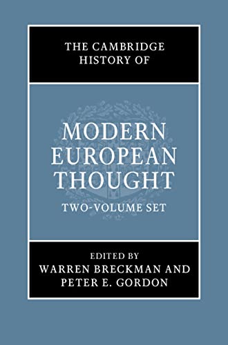کاور کتاب The Cambridge History of Modern European Thought 2 Volume Hardback Set