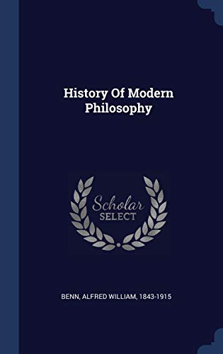 کاور کتاب History Of Modern Philosophy Hardcover – August 27, 2015