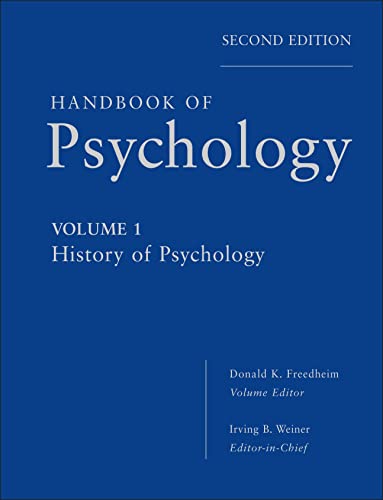 کاور کتاب Handbook of Psychology, Volume 1, History of Psychology, 2nd Edition
