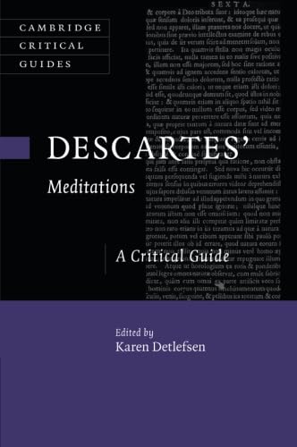 کاور کتاب Descartes' Meditations: A Critical Guide (Cambridge Critical Guides)