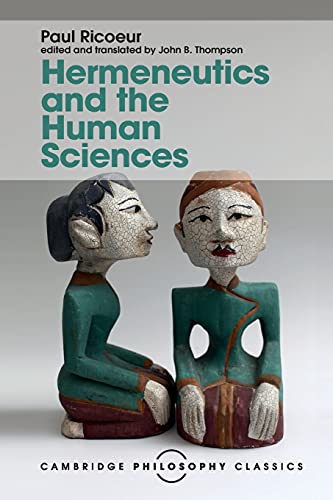کاور کتاب Hermeneutics and the Human Sciences: Essays on Language, Action and Interpretation (Cambridge Philosophy Classics) Reprint Edition