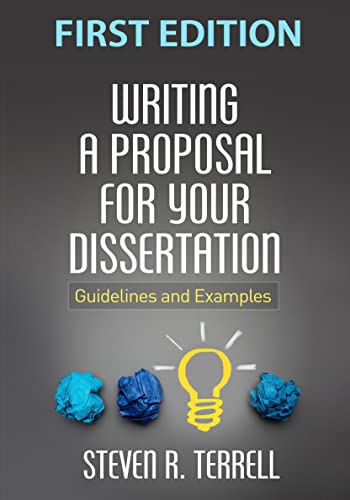 کاور کتاب Writing a Proposal for Your Dissertation: Guidelines and Examples 1st Edition