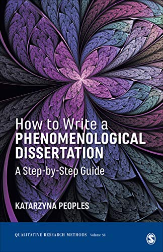 کاور کتاب How to Write a Phenomenological Dissertation: A Step-by-Step Guide (Qualitative Research Methods) First Edition
