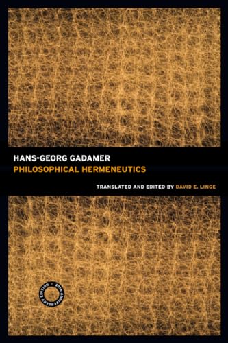 کاور کتاب Philosophical Hermeneutics, 30th Anniversary Edition Paperback – Deluxe Edition, July 8, 2008