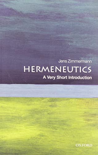 کاور کتاب Hermeneutics: A Very Short Introduction (Very Short Introductions) Illustrated Edition