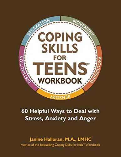 کاور کتاب Coping Skills for Teens Workbook