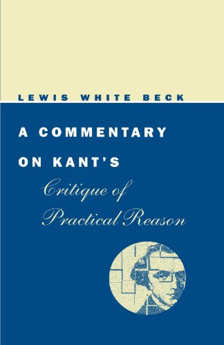 کاور کتاب A Commentary on Kant's Critique of Practical Reason (Phoenix Books) 0002- Edition