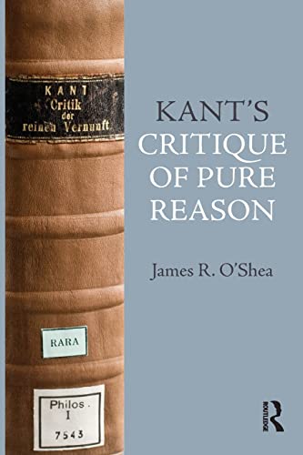کاور کتاب Kant's Critique of Pure Reason: An Introduction and Interpretation (This Way Up series) 1st Edition