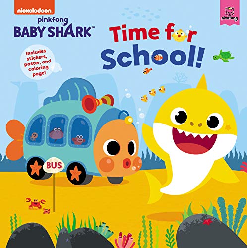 کاور کتاب Baby Shark: Time for School!