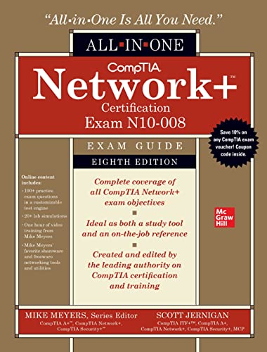 کاور کتاب CompTIA Network+ Certification All-in-One Exam Guide, Eighth Edition (Exam N10-008) 8th Edition, Kindle Edition