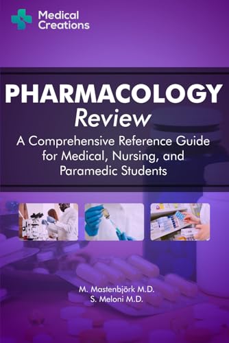 کاور کتاب Pharmacology Review - A Comprehensive Reference Guide for Medical, Nursing, and Paramedic Students