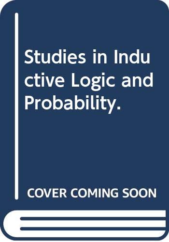 کاور کتاب Studies in Inductive Logic and Probability. Hardcover – Oct. 1 1980