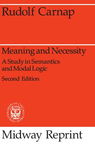 کاور کتاب Meaning and Necessity: A Study in Semantics and Modal Logic Paperback – Feb. 15 1988