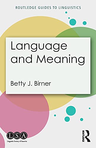 کاور کتاب Language and Meaning Paperback – Oct. 30 2017