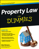 کاور کتاب Property Law For Dummies