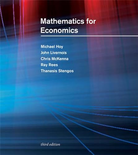 کاور کتاب Mathematics for Economics
