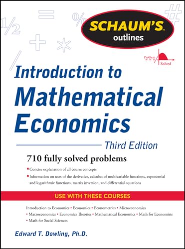 کاور کتاب Schaum's Outline of Introduction to Mathematical Economics