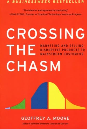 کاور کتاب Crossing the Chasm: Marketing and Selling High-Tech Products to Mainstream Customers