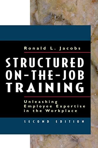 کاور کتاب structured on the job training