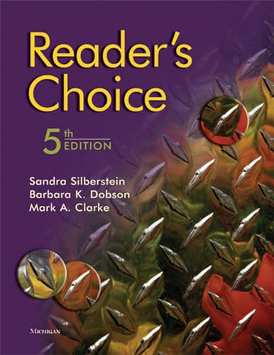 کاور کتاب Reader’s Choice, Sandra Silberstein, Barbara K. Dobson, and Mark A. Clarke, The University of Michigan Press