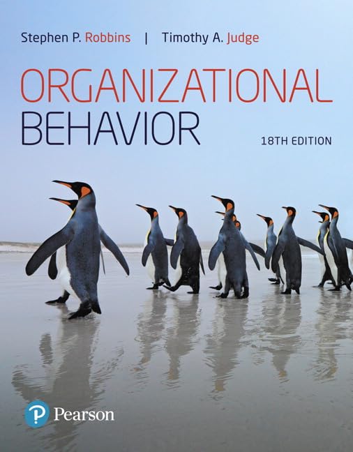 کاور کتاب Organizational Behavior 18th Edition