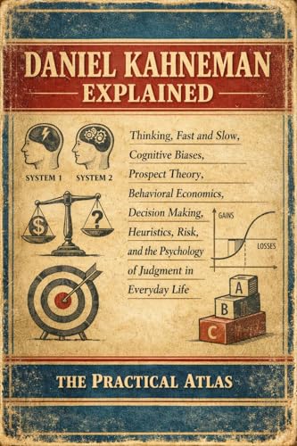 کاور کتاب Daniel Kahneman Explained: Thinking, Fast and Slow, Cognitive Biases, Prospect Theory, Behavioral Economics, Decision Making, Heuristics, Risk, and the ... Business and Economic Theory Series)