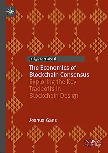 کاور کتاب The Economics of Blockchain Consensus