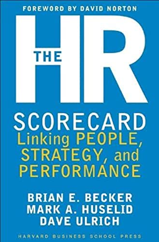 کاور کتاب The HR Scorecard: Linking People, Strategy, and Performance