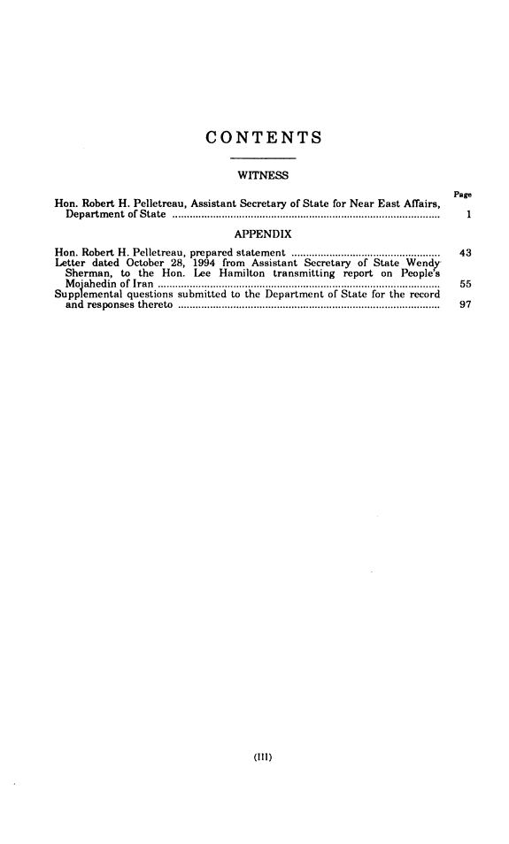 کاور کتاب Developments in the Middle East, October 1994: Hearing Before