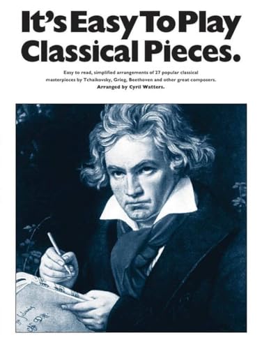 کاور کتاب It's Easy to Play Classical Pieces for Piano - Album Broekmans & Van Poppel Arranged for easy Piano by Cyril Watters. 48 pages.