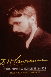 کاور کتاب DH Lawrence, triumph to exile, 1912-1922
