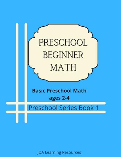 کاور کتاب Preschool Math Workbook for Kids