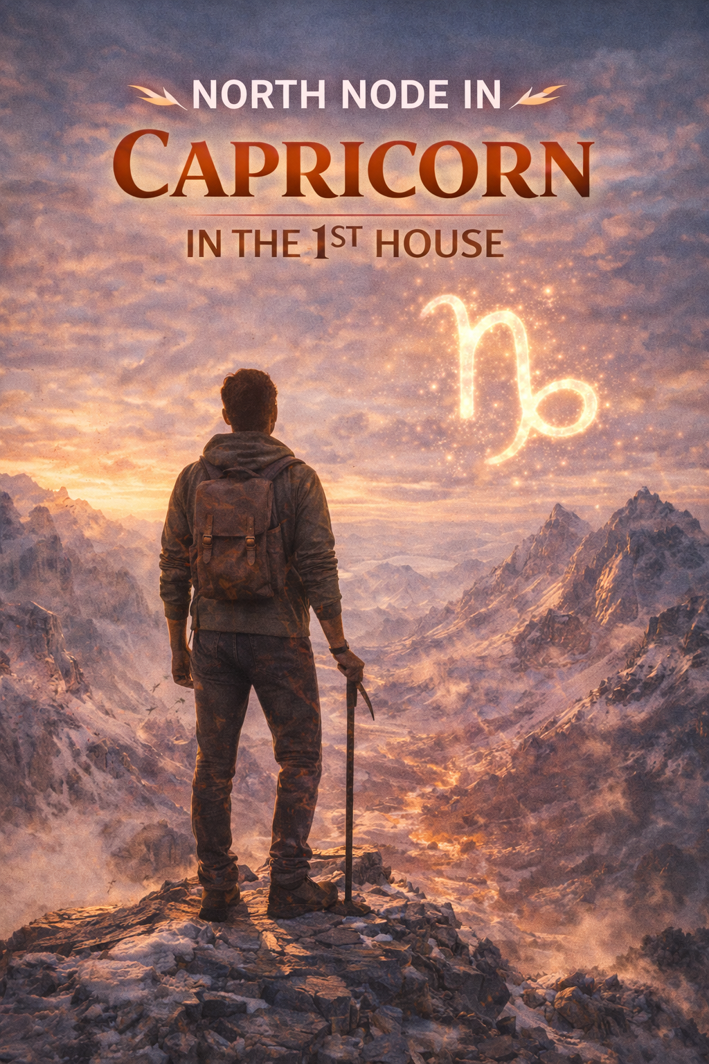 کاور کتاب North Node in Capricorn in the 1st House Guide- Stella Jones