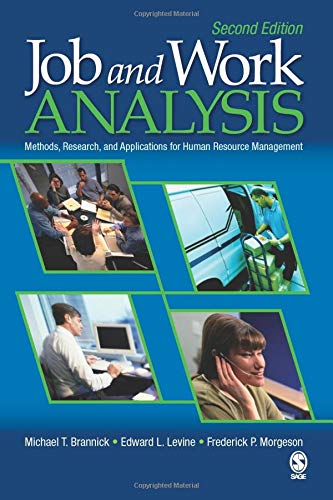 کاور کتاب Job Analysis: Methods, Research, and Applications