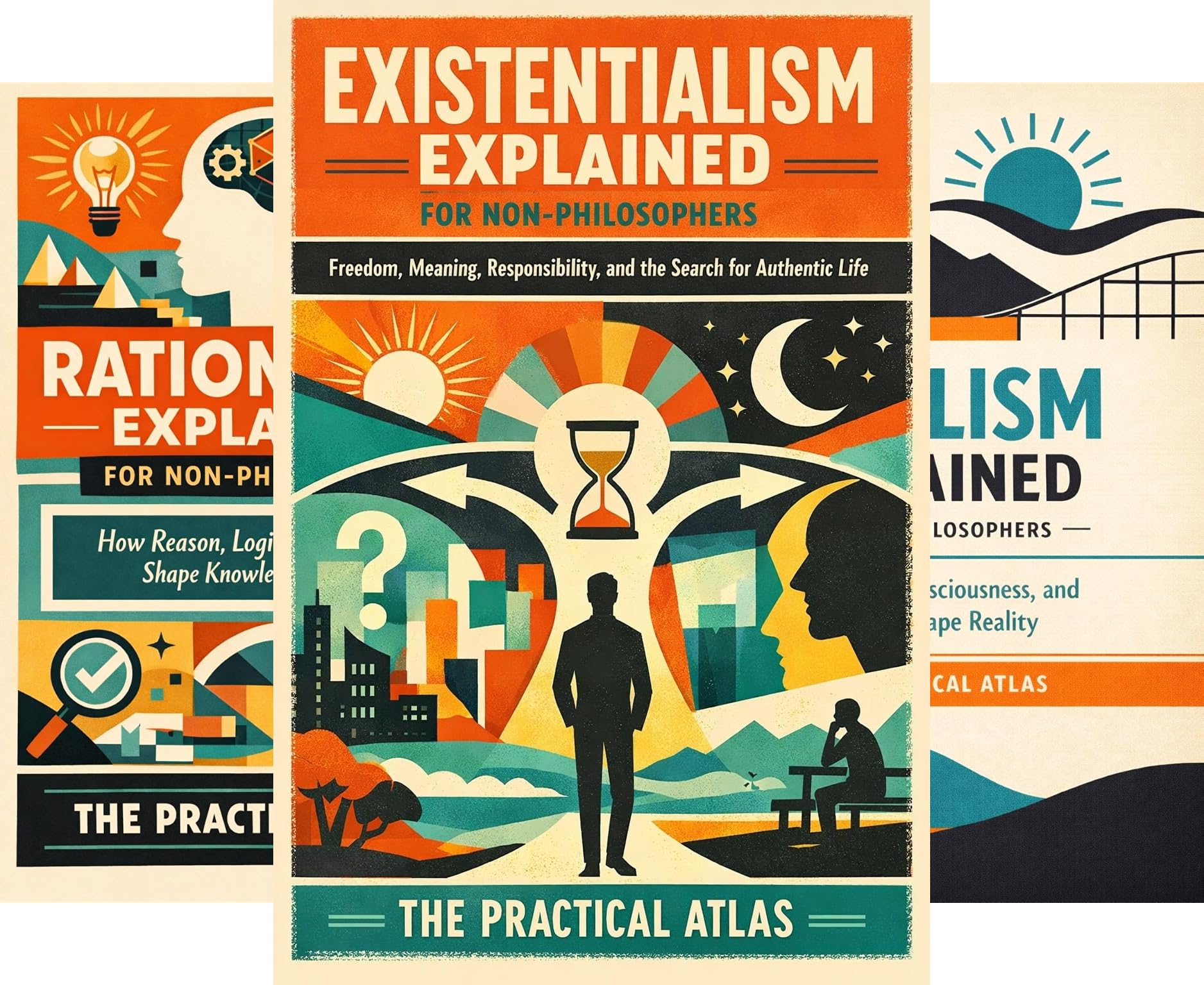 کاور کتاب Half Hour Help Philosophy Explained for Non-Philosophers Series (12 book series)