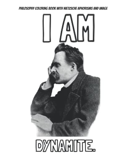 کاور کتاب Philosophy Coloring Book with Nietzsche Aphorisms and Image: Great way to reflect, meditate, and relieve your stress