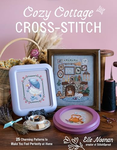 کاور کتاب Cozy Cottage Cross-Stitch
