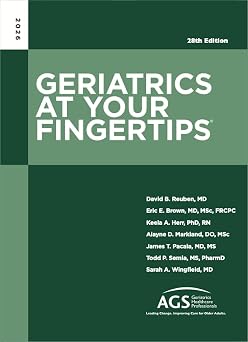 کاور کتاب Geriatrics At Your Fingertips