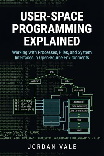 کاور کتاب User-Space Programming Explained: Working with Processes, Files, and System Interfaces in Open-Source Environments