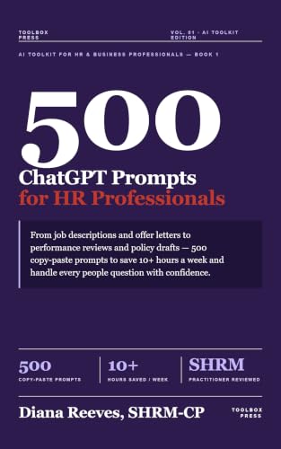 کاور کتاب 500 ChatGPT Prompts for Professionals