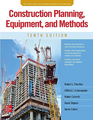 کاور کتاب Construction Planning, Equipment, and Methods, 10th Edition - Instructor Resources (Instructor's Solutions Manual + Figure PPTs)