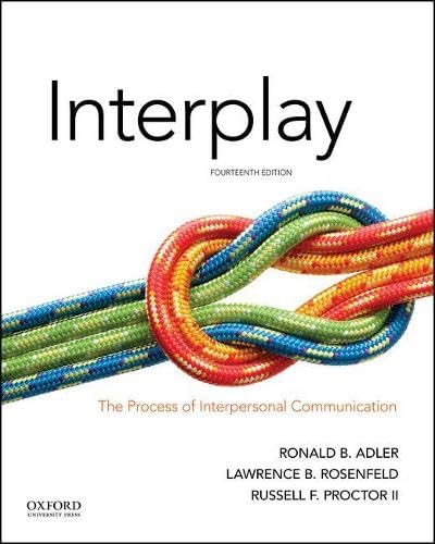 کاور کتاب Interplay: The Process of Interpersonal Communication