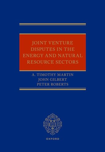کاور کتاب Joint Venture Disputes in the Energy and Natural Resource Sectors