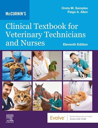 کاور کتاب McCurnin's Clinical Textbook for Veterinary Technicians and Nurses E-Book