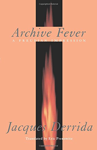 کاور کتاب Archive Fever: A Freudian Impression