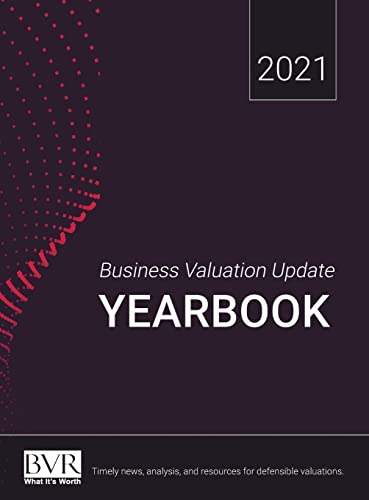 کاور کتاب Business Valuation Update Yearbook 2021