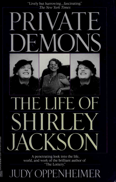 کاور کتاب Private demons: the life of Shirley Jackson